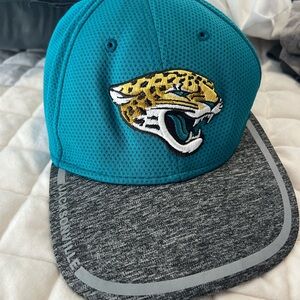 NFL Teal Cap with White and Red Logo